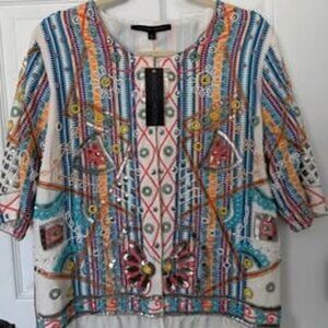 Ladies Unique Beaded Blazer NWT Size Large